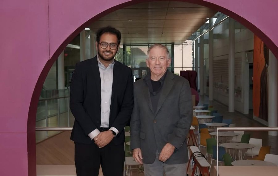 With Tom Siebel